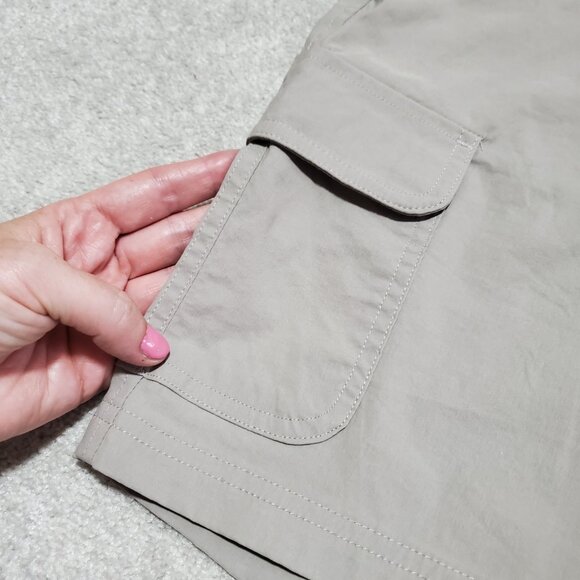 EDDIE BAUER Summer Trail Cargo Hiking Shorts Lightweight Nylon Women's 16 x 6" - Picture 4 of 13